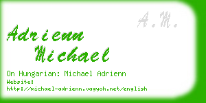 adrienn michael business card